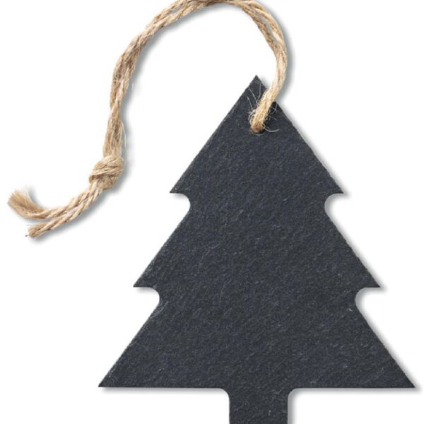 Slate Christmas Tree Decoration Thumbnail