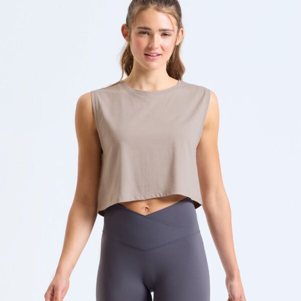 Women’s TriDri® organic crop tank Thumbnail