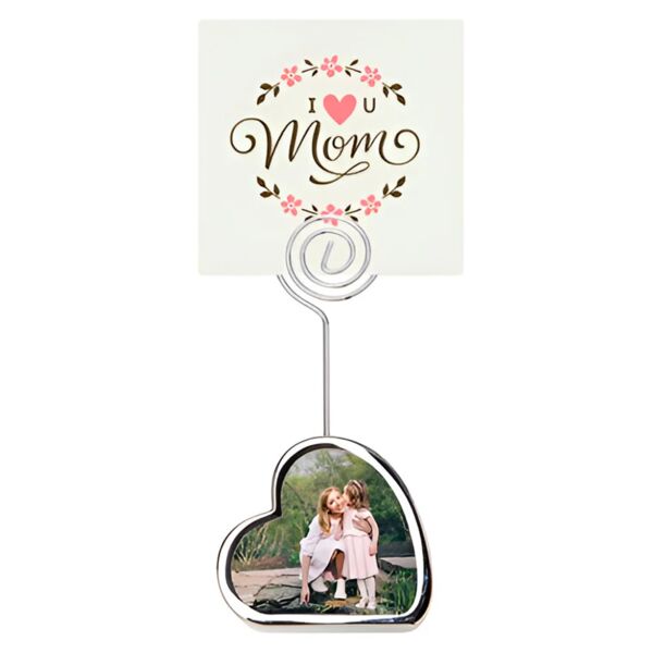 Desktop Stand/ Placeholder with Metal Insert - Heart Thumbnail