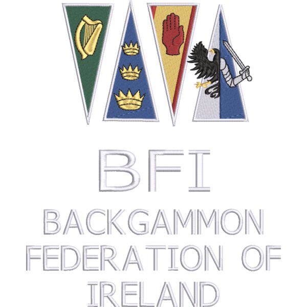 Backgammon Federation Logo emb white Thumbnail