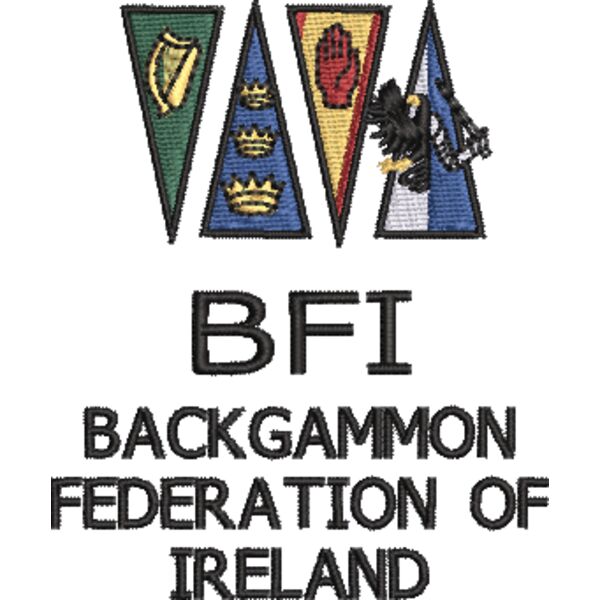 Backgammon Federation Chest Logo emb black Thumbnail