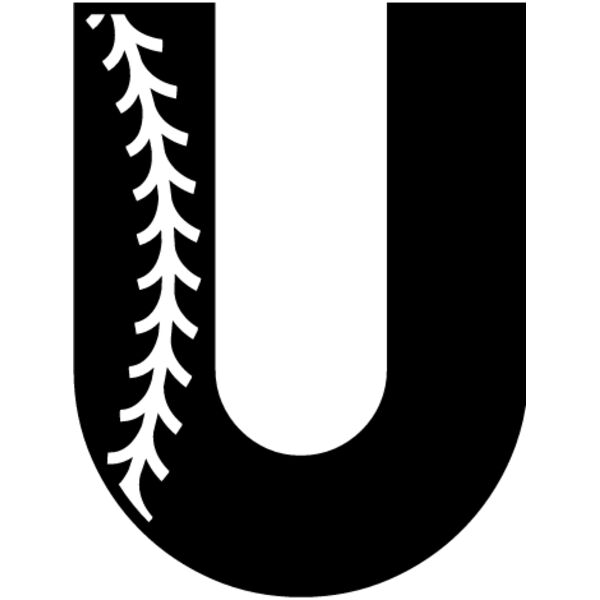 Baseball Alphabet U left Thumbnail