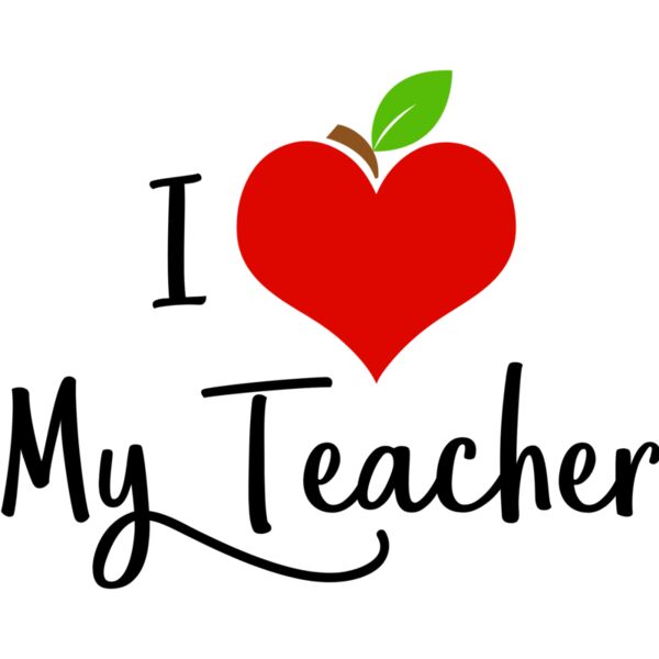 Apple Heart I Love My Teacher Thumbnail