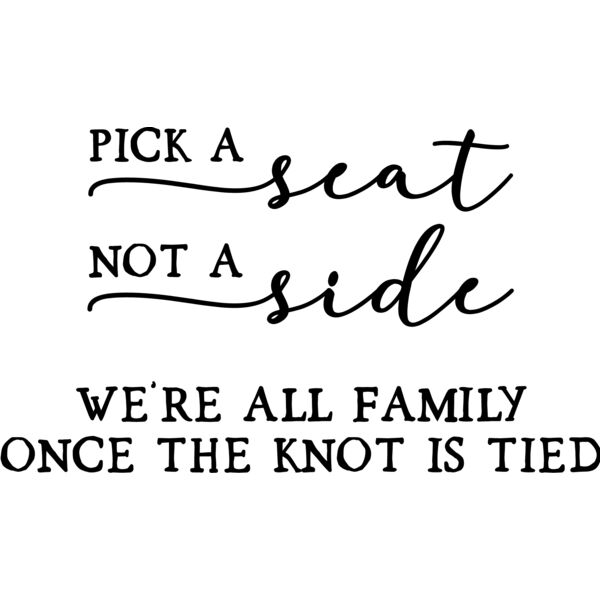 Pick a seat not a side we re all   Thumbnail